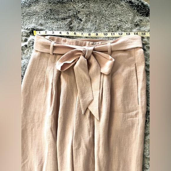 SOLD Lost + Wander Wide Leg Pink Palazzo Pants, high waist pleated EUC Medium - Picture 7 of 14
